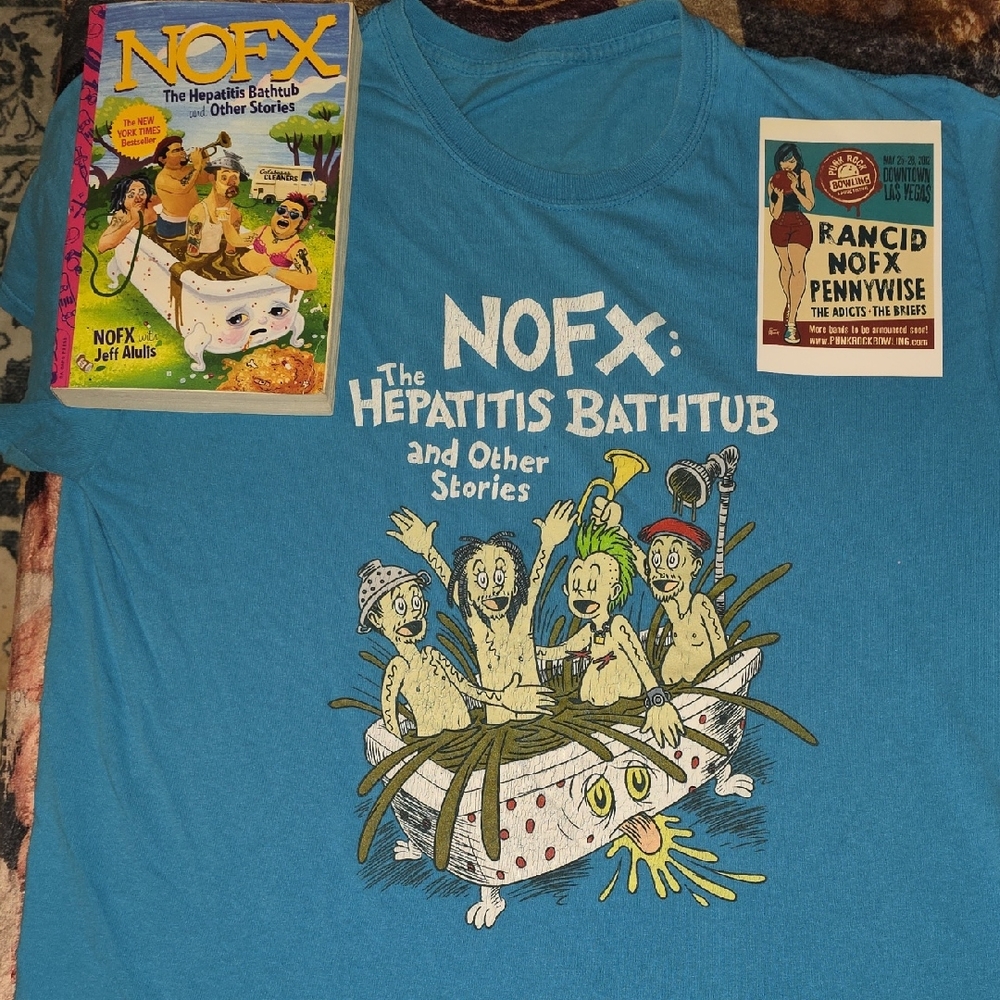 NOFX Graphic T-Shirt in Blue
